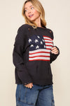 Distressed USA Logo Sweater