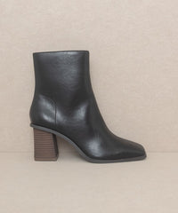 Square Toe Ankle Boots