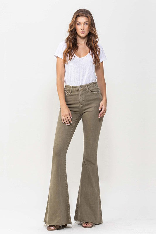 High Rise Super Flare Jeans