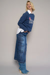 CARGO POCKET LONG SKIRT for mom