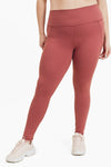 Buy Curvy Tapered Band Essential High Waist Leggings