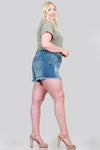 PLUS SIZE LONG INSEAM SHORT