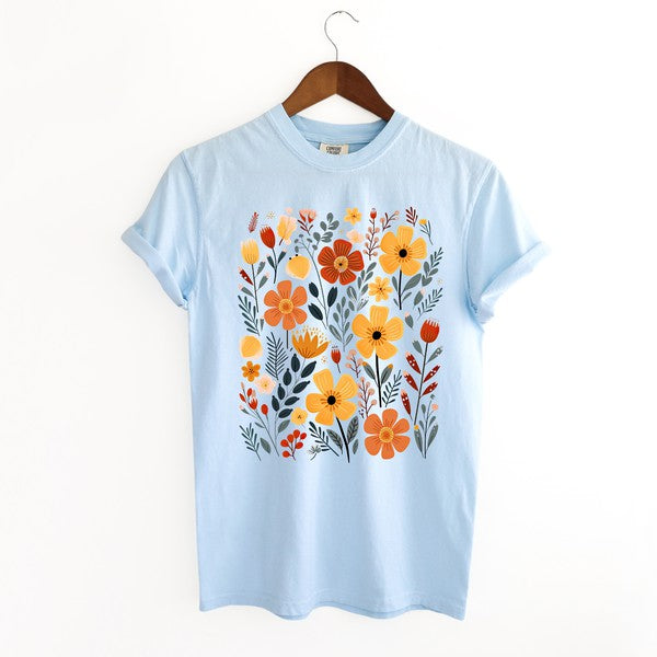 Nature Wildflowers Garment Dyed Tee