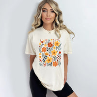 Nature Wildflowers Garment Dyed Tee