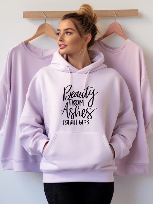 Beauty for Ashes Isaiah 61 3 Graphic Hoodie