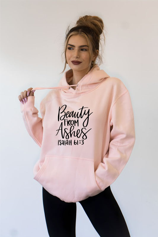 Beauty for Ashes Isaiah 61 3 Graphic Hoodie