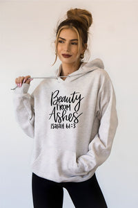 Beauty for Ashes Isaiah 61 3 Graphic Hoodie