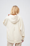 90s Vintage Two Seasons Hoodie Cream by Amoo