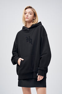 90s Vintage Two Seasons Hoodie Black by Amoo