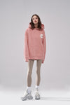 "Aster" Fleur Pink Hoodie