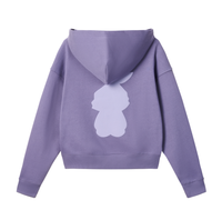 Bunny Crop Zip-up Hoodie