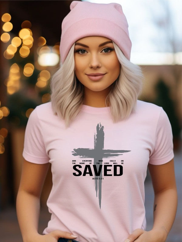 Saved Acts 2 21 Graphic Tee