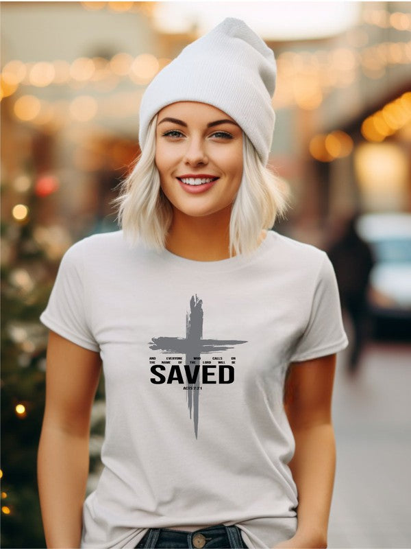 Saved Acts 2 21 Graphic Tee