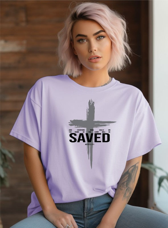 Saved Acts 2 21 Graphic Tee