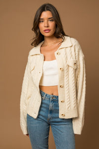 Cardigan with bottons