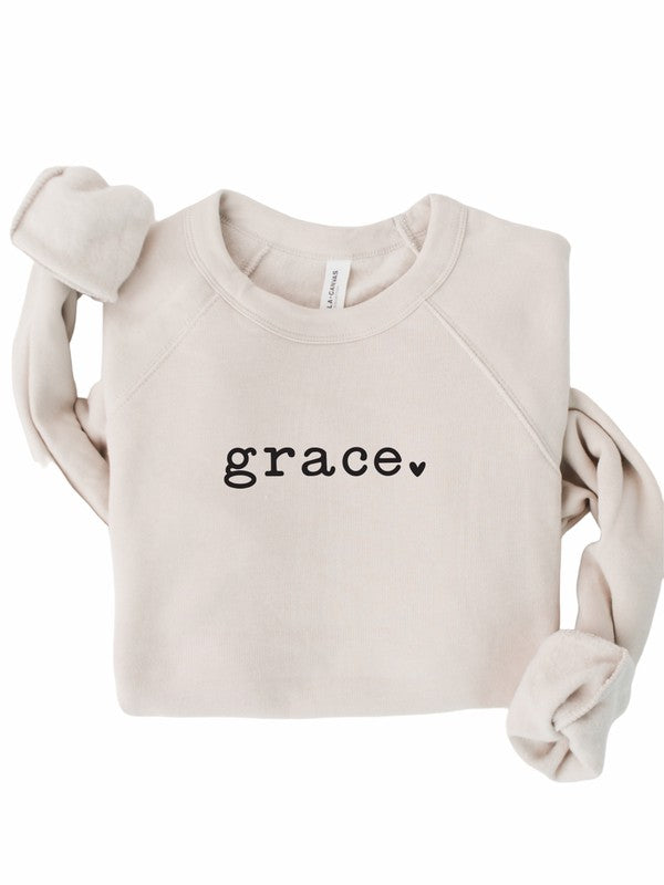 Grace heart Bella Canvas Premium Sweatshirt