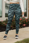 Close up view of NEW Camo 2.0 Leggings