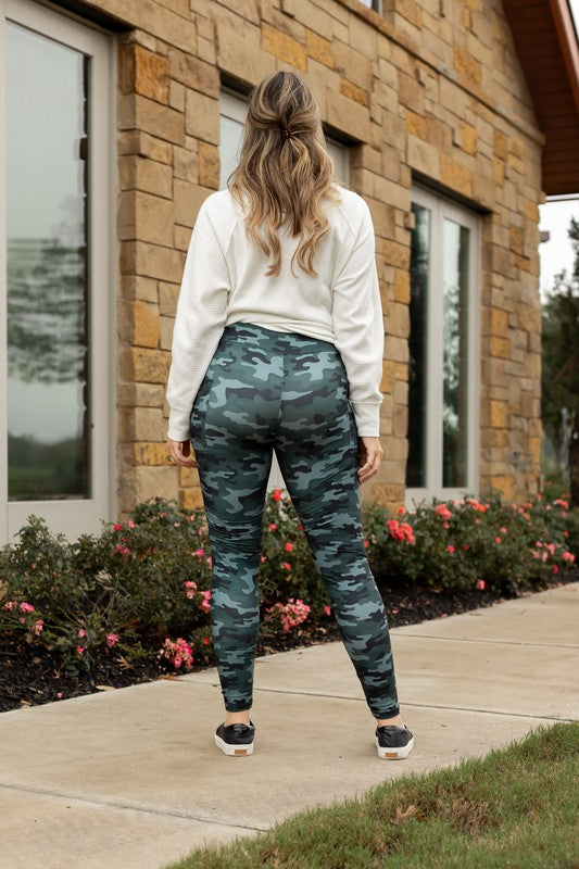 Back view of NEW Camo 2.0 Leggings