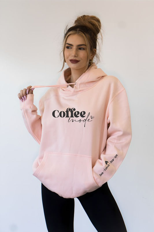 Coffee Mode Graphic Hoodie