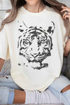 Front view TIGER GRAPHIC TEE white