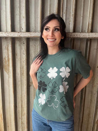 Cute Multi Clover Tee