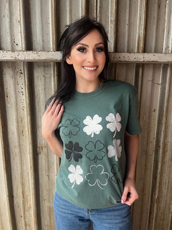 Pretty Multi Clover Tee