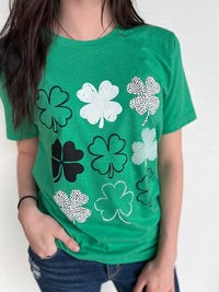 popular Multi Clover Tee Bella