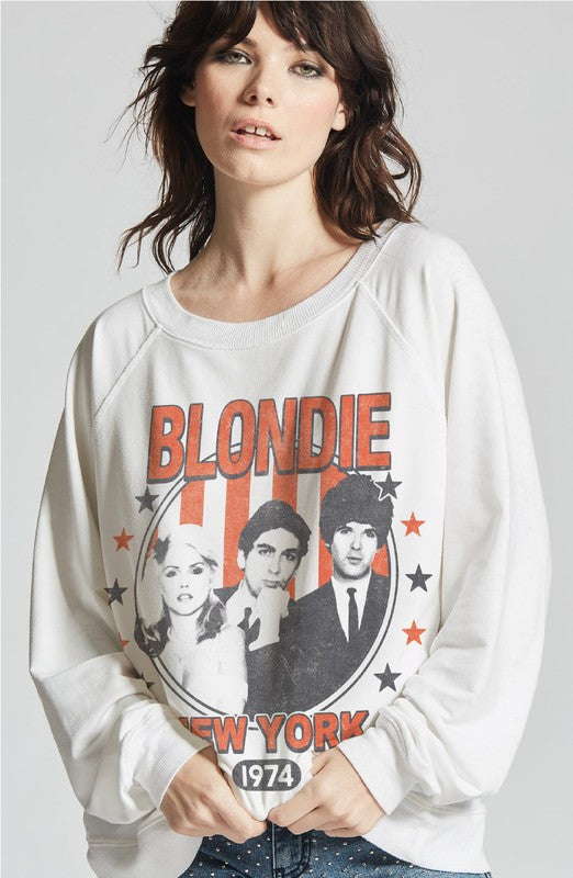 white blondie sweatshirt