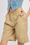 Popular CONTRASTED BERMUDA SHORTS