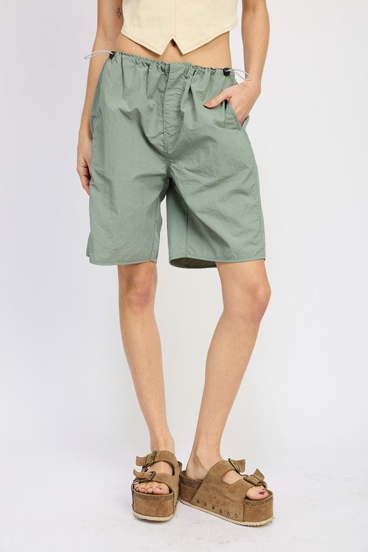 Summer CONTRASTED BERMUDA SHORTS