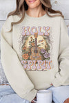 Beige Holy Spirit Country Graphic Fleece Sweatshirts