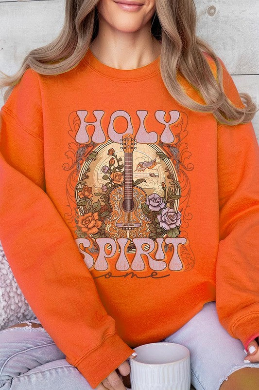 Trendy Holy Spirit Country Graphic Fleece Sweatshirts