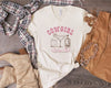 V-Neck Cowgirl Babe Club Graphic Tee for sister