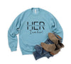 Her Worth is Priceless Bella Premium Sweatshirt