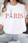 White PARIS GRAPHIC TEE