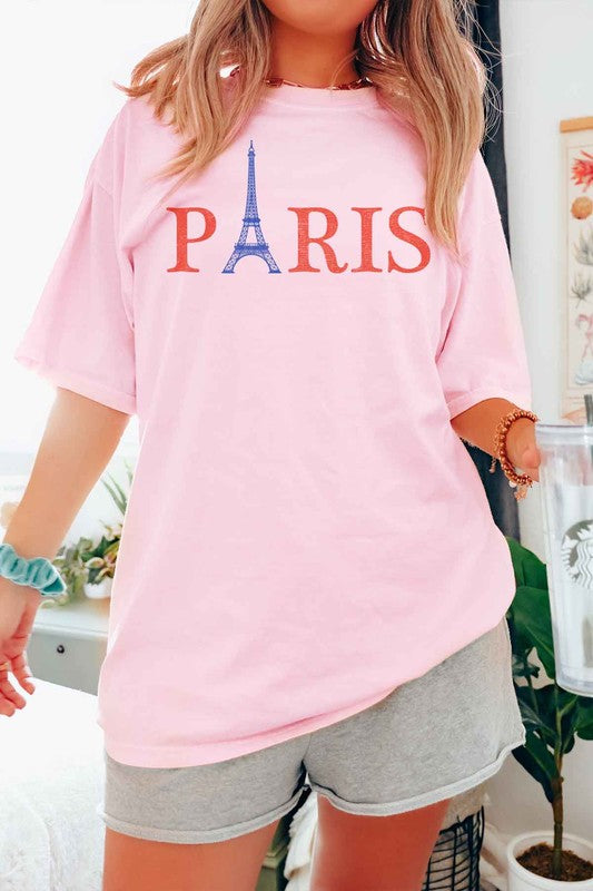 Pink PARIS GRAPHIC TEE