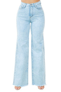 Blue Brooklyn Studded Jean