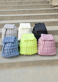 Stevie Quilted Puffer Backpack