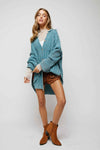 SOLID BUTTON DOWN CARDIGAN