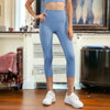 High Waist Cropped Leggings by Anna-Kaci