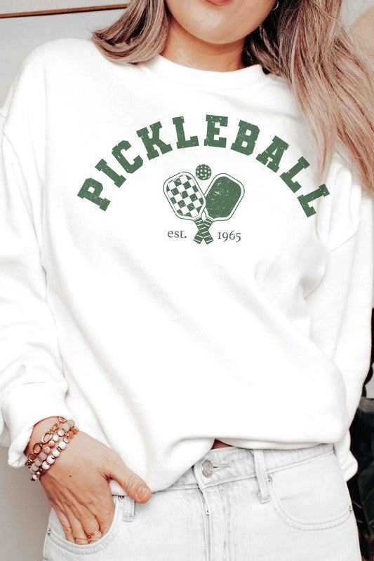 PICKLEBALL EST 1965 Graphic Sweatshirt for me