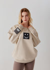 "Pixel" Taupe Sweatshirt