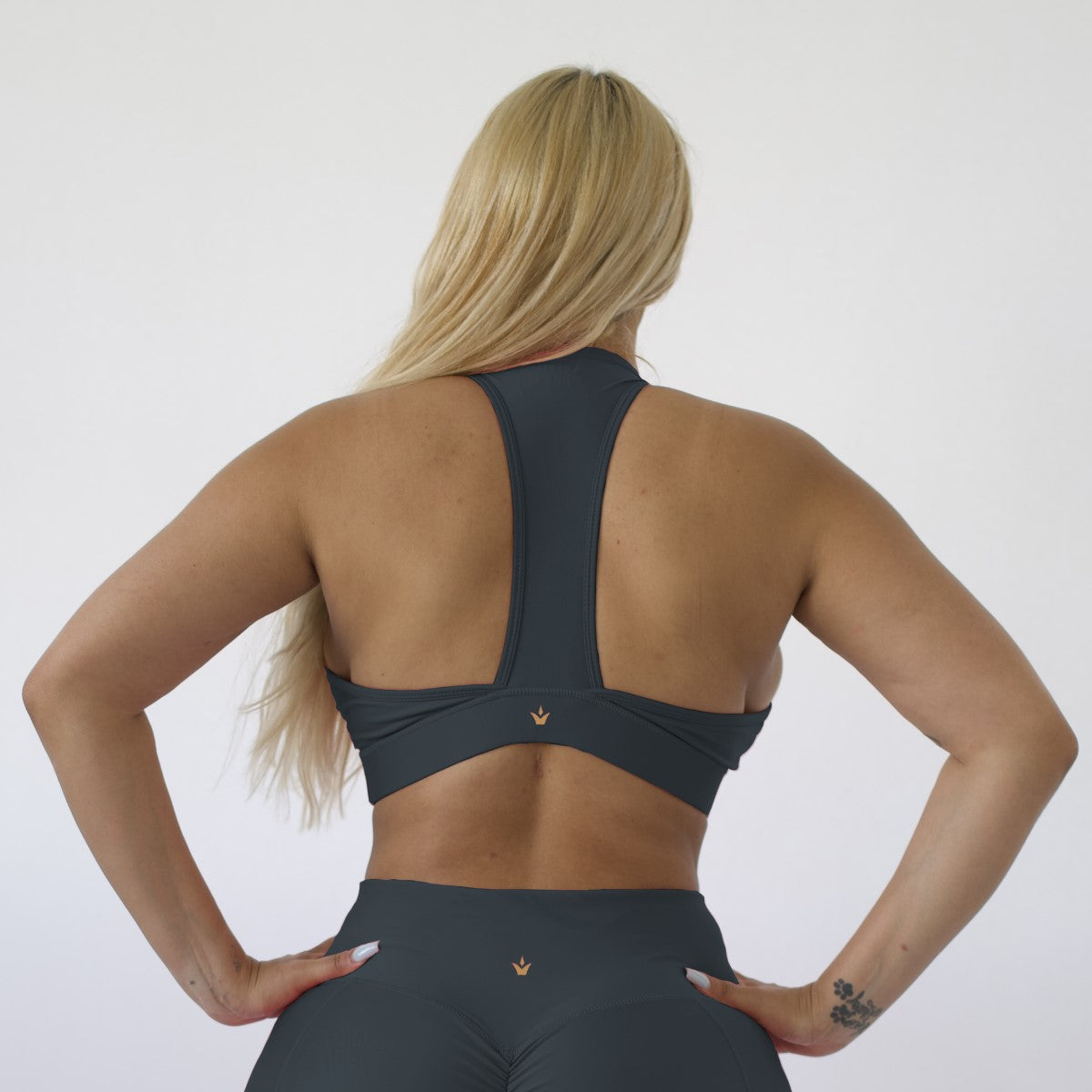 Back view of the Sports Bra | SLATE