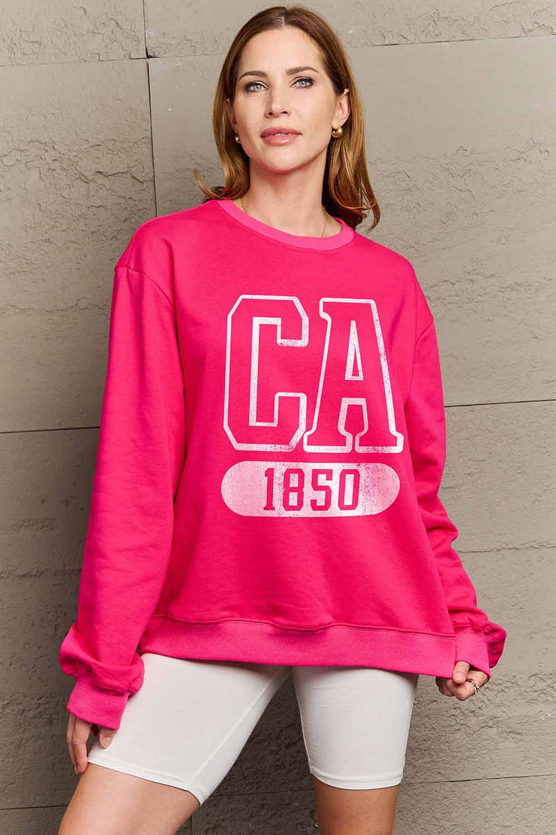 Simply Love Simply Love Full Size GA 1850 Graphic Sweatshirt