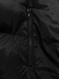 Drawstring Zip Up Hooded Longline Vest Coat