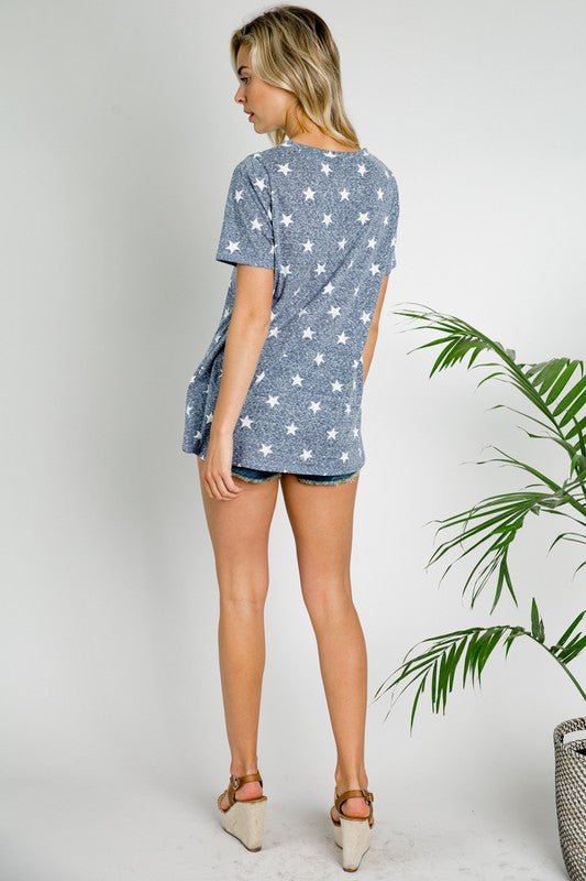 PLUS 4TH OF JULY BOXY TOP