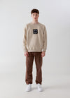 "Pixel" Taupe Sweatshirt by Amoo