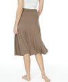 BAMBOO FLARED MID LENGTH SKIRT for teens