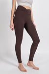 PLUS SIZE V WAIST FULL LENGTH LEGGINGS