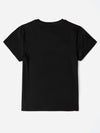 Graphic Round Neck Short Sleeve T-Shirt